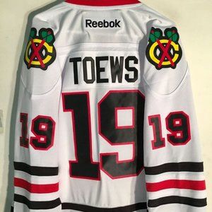 REEBOK PREMIER CHICAGO BLACKHAWKS JONATHAN TOEWS JERSEY All Sizes New with tags!
